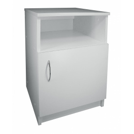 Тумба приліжкова №7 (плюс) МАКСІ МЕБЛІ Білі гладкі (10896)