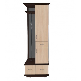 Передпокій Візіон Cекція 0,73 м (плюс) МАКСІ МЕБЛІ Венге магія /Дуб молочний (10953)