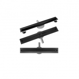 Трап для душу Rea Neox Slim Pro чорний 80 (REA-G2710)