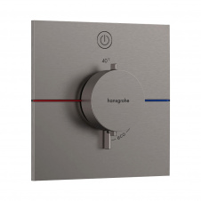 Фото - Термостат прихованого монтажу Hansgrohe ShowerSelect Comfort E 1 функція, матовий чорний хром (15571340) Термостат прихованого монтажу Hansgrohe ShowerSelect Comfort E 1 функція, матовий чорний хром (15571340)