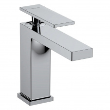 Змішувач для умивальника Hansgrohe Tecturis E EcoSmart+ хром з донним клапаном