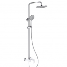 Душова система універсальна Lidz Latwa 1030 білий/хром (LDLAT1030WHI45427)