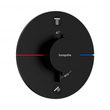 Термостат прихованого монтажу Hansgrohe ShowerSelect Comfort S 2 функції, чорний матовий (15554670)