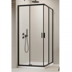 Душова кабіна Radaway Alienta Black C 800х800х1900 прозоре Бородянка