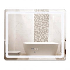 Дзеркало Qtap Mideya 900х700 з LED-підсвічуванням (QT2078NCF9070W) Надвірна