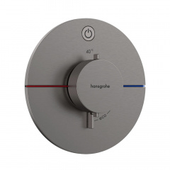 Термостат прихованого монтажу Hansgrohe ShowerSelect Comfort S 1 функція, матовий чорний хром (15553340) Боярка