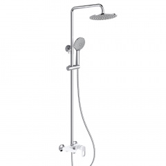 Душова система універсальна Lidz Latwa 1030 білий/хром (LDLAT1030WHI45427) Надворная