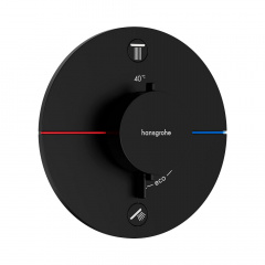 Термостат прихованого монтажу Hansgrohe ShowerSelect Comfort S 2 функції, чорний матовий (15554670) Нововолынск