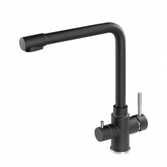 Змішувач для кухні Granado Badalona Lux Black Shine (gz0401L) Сміла