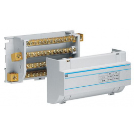 Блок розгалужувальний Hager 160A (вхід 4х50мм2; вихід 3х35мм2+8х16мм2)