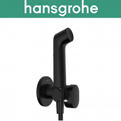 Гигиенический душ Hansgrohe (art 29232670) с смесителем, шлангом и держателем Bidette 1jet S, брошированная бронза Львів