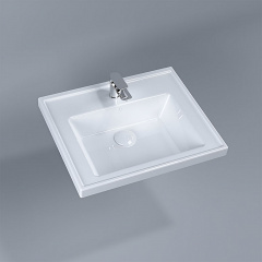 Умывальник накладной Quarter Bath New Line 55х45, белый (70LN21055) Кам'янське