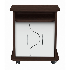 Тумба під телевізор Віват МАКСІ МЕБЛІ Венге магія/Біла гладка (11374)