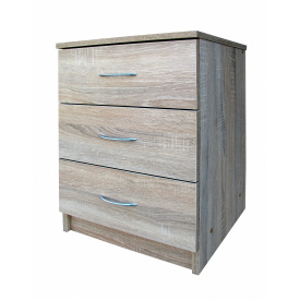 Тумба офісна №4 (3 ящики) (плюс) МАКСІ МЕБЛІ Дуб трюфель (11675)