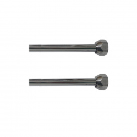 Гнучка підводка Albertoni 3/8-3/8 ВВ хром d10мм мідна FLEXY CHROME 90