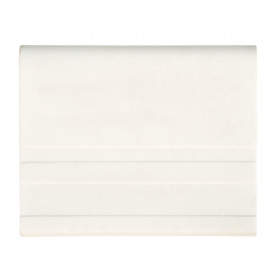 Aquazone Копинговый камень Aquazone с водостоком, 320x390x50-25 мм (белый), уценка