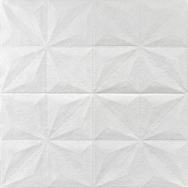 Самоклеюча декоративна стельова стінна 3D панель зірки 700x700x5мм (116) Sticker Wall SW-00000008