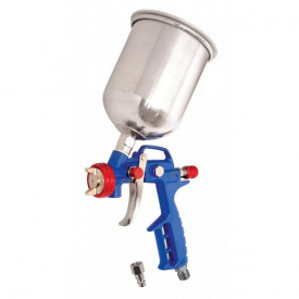 Краскопульт MASTERTOOL HP ВБ 600 мл алюміній Ø1.5 мм 120-170 л/хв 3.5-5 бар