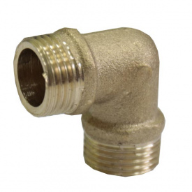 Кут WIANGI 1/2" зовнішній-зовнішній посилений, латунь