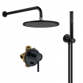 Душева система Kludi Bozz 7 в 1 чорний (387363976)