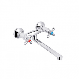 Змішувач для кухні настінний Kroner KRP Royce - C040 хром