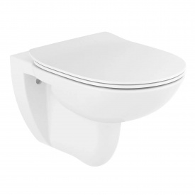 Підвісний унітаз Roca Debba Round Rimless з сидінням (A34H992000)