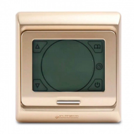 Сенсорний терморегулятор теплої підлоги In-Therm E91 золотий