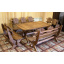 Мебель из массива термодерева 1750х1100, комплект Thermo-treated Oak Furniture. Стол и 4 лавки из термодуба Київ