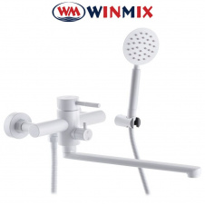 Смеситель для ванны Winmix WEL-006 (EURO), Польша нержавеющая сталь SUS304, белый