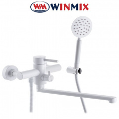 Смеситель для ванны Winmix WEL-006 (EURO), Польша нержавеющая сталь SUS304, белый Кропивницький