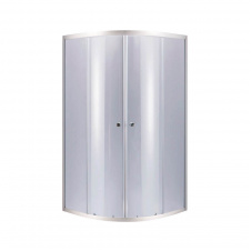 Душова кабіна Lidz Latwa SC80x80.SAT.LOW.GR, скло тоноване 4 мм без піддону (LLSC8080SATLOWGR2)