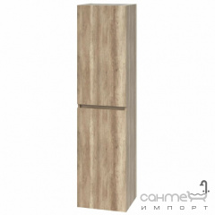 Подвесной пенал с корзиной для белья Mirater Twist 40x35 корабельный дуб, левосторонний Черновцы