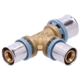 Трійник-прес Purmo 26x20x20