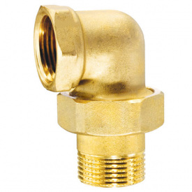 Американка (конус) латунна кутова Ø1 1/4" ВЗ FP Pattaroni F19R005