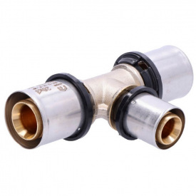 Трійник-прес Purmo 26x20x26