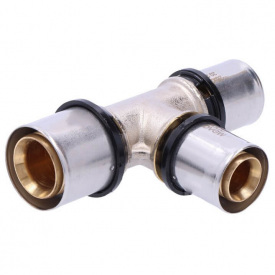 Трійник-прес Purmo 32x26x26