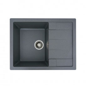 Мийка кухонна Platinum 6550 INTENSO граніт, сірий мусон