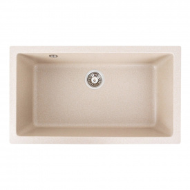 Гранітна мийка для кухні Platinum 7945 Paruana, матова, сафарі