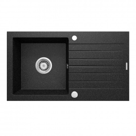 Мийка кухонна Deante Zorba, граніт, з крилом накладна, графіт (ZQZ_2113)