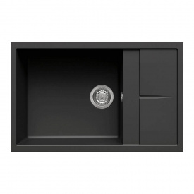 Мийка гранітна Elleci Unico 310 nero 40, чорний (21122024192)