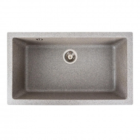 Гранітна мийка для кухні Platinum 7945 Paruana, матова, сіра