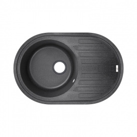 Мийка для кухні Lidz 780x500/200 BLA-03 чорний (LIDZBLA03780500200)