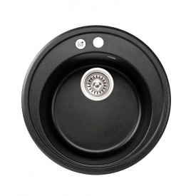 Мийка для кухні Lidz D510/200 BLM-14 чорний (LIDZBLM14D510200)