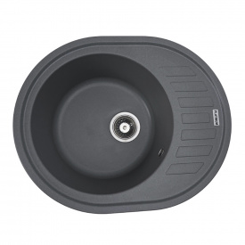 Мийка кухонна Platinum 6250 SOUL граніт, сірий мусон