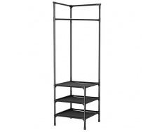 Кутова вішалка для одягу RIAS Corner Coat Rack 180х45х45см Black (3_04420)