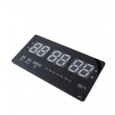 Настінний електронний годинник Digital Clock 4622 LED Чорний із білим
