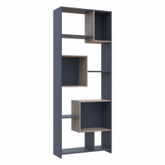 Етажерка Doros B1S Графіт/Дуб Сонома 81х30х210 см (41516040) Кременець