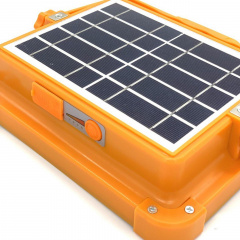 Портативна сонячна батарея універсальна для заряду Power bank Solar LED light D8 12000 mAH (1756375632) Володарск-Волынский