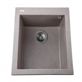 Гранітна мийка Globus Lux LAMA 410х500, мокко