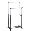 Телескопічна стійка-вішалка для одягу та взуття RIAS Mini Double Pole 140*70*30 см Black (3_04243) Чернігів
